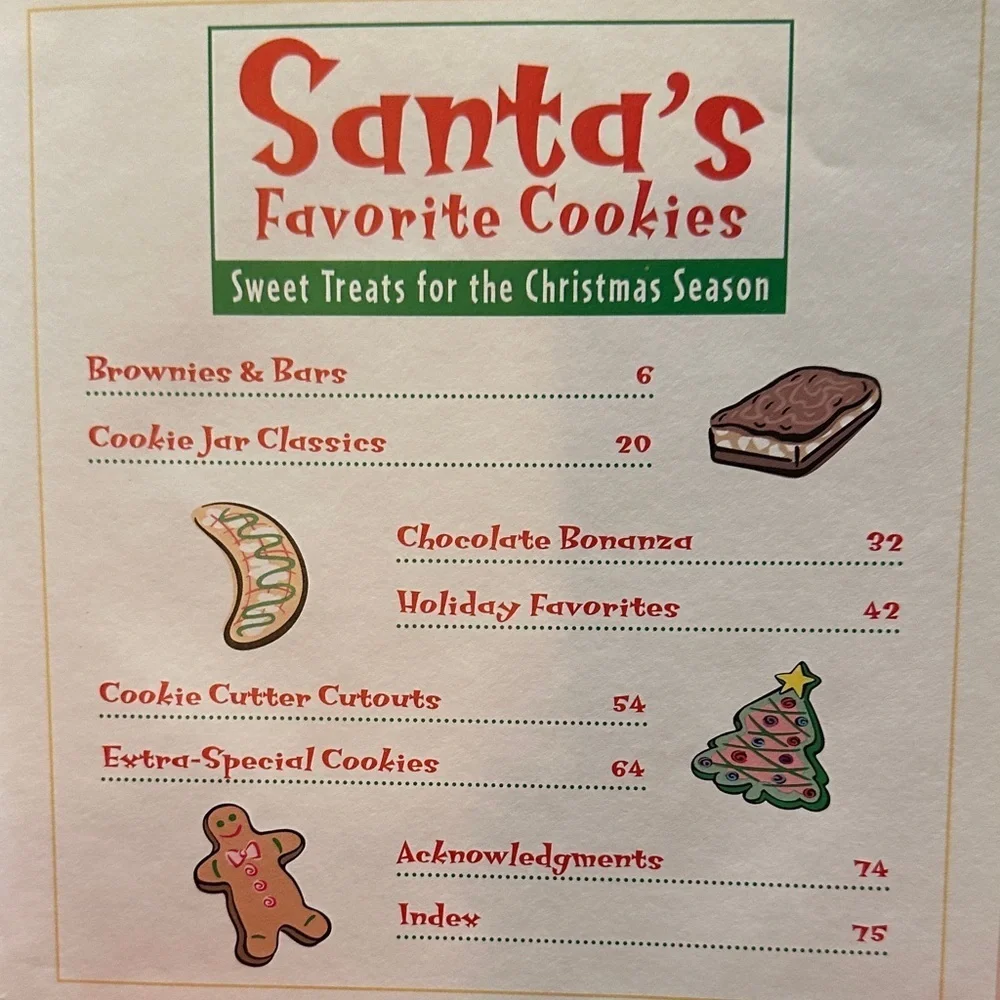 Santa's Favorite Cookies Book